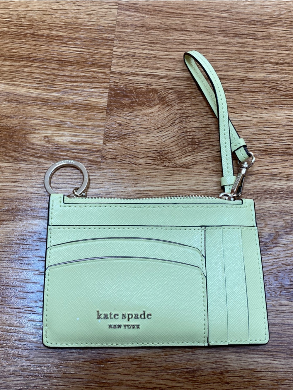 kate spade New York Spencer Cardholder Wristlet Lemon Sorbet